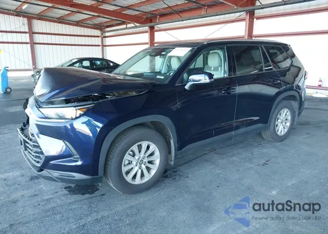 2024 Toyota Grand Highlander Xle z USA, uszkodzony, nr VIN 5TDAAAB55RS033831